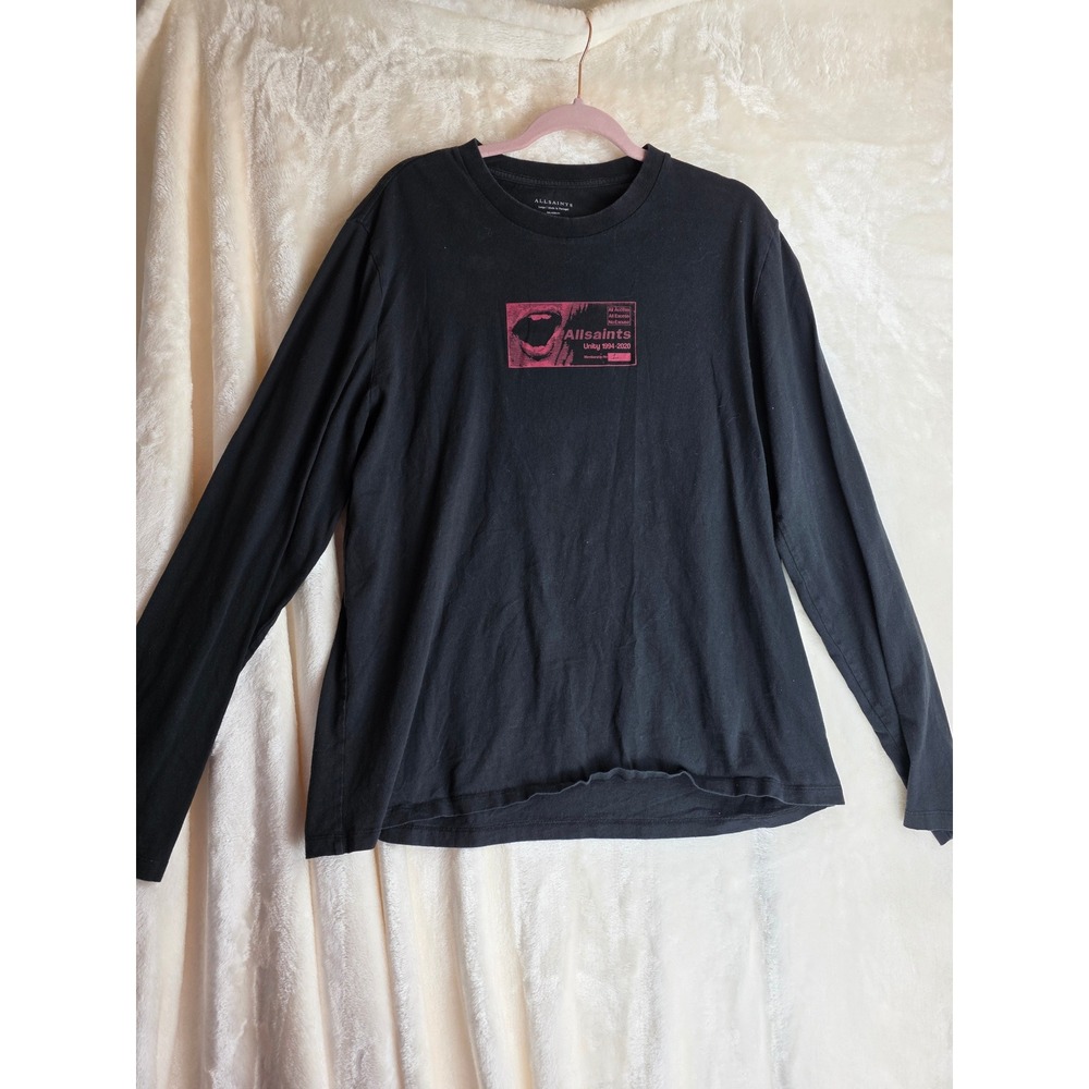Rare AllSaints International Luxury Designer 2020 Unity Shout‎ T-shirt Sz Large